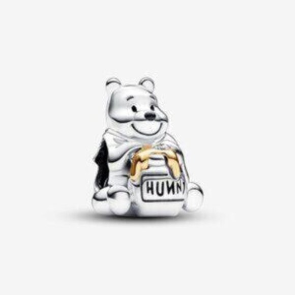 Disney 100th Anniversary Winnie the Pooh Lab-grown Diamond Charm - Picture 1 of 5